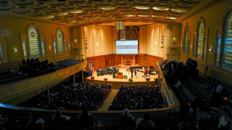 Inside of Lawrence Chapel