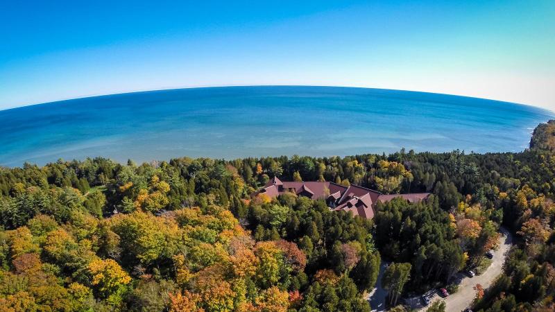 Bjorklunden Aerial of Lakefront