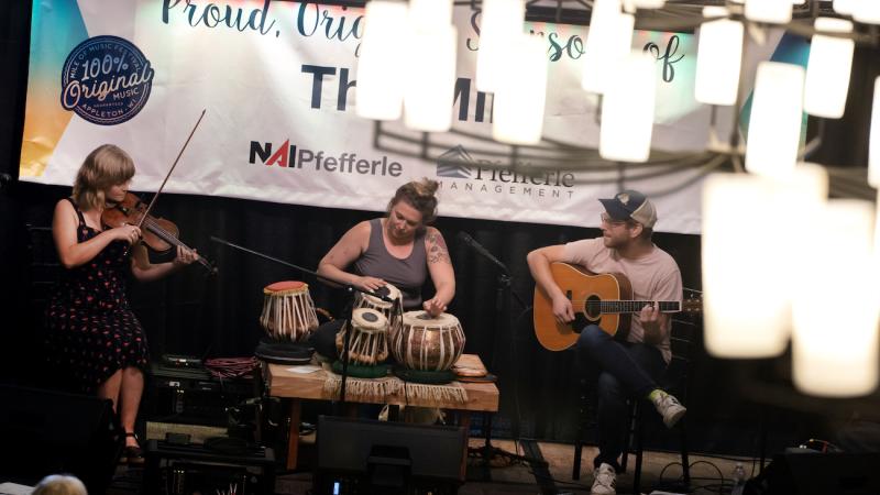 Sprig of That performs during Mile of Music at The 513 in downtown Appleton.