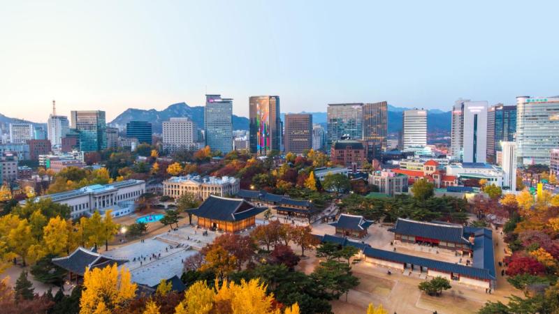 Cityscape of Seoul, South Korea