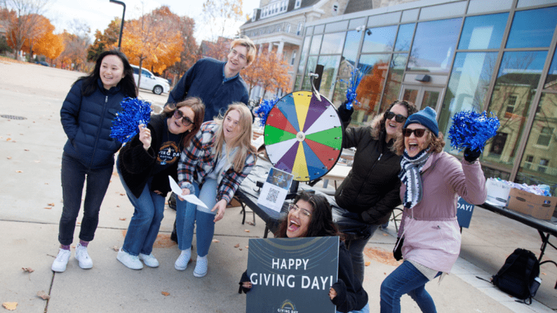 Giving Day 2022 Spin the Wheel Event