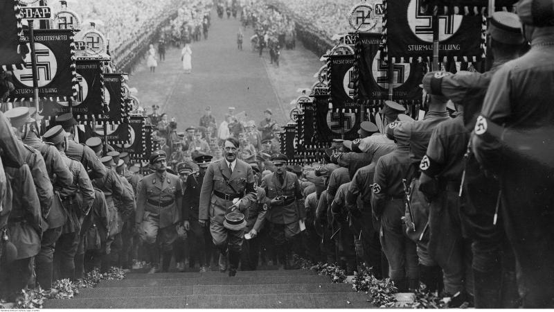Adolf Hitler at the Bückeberg Harvest Festival