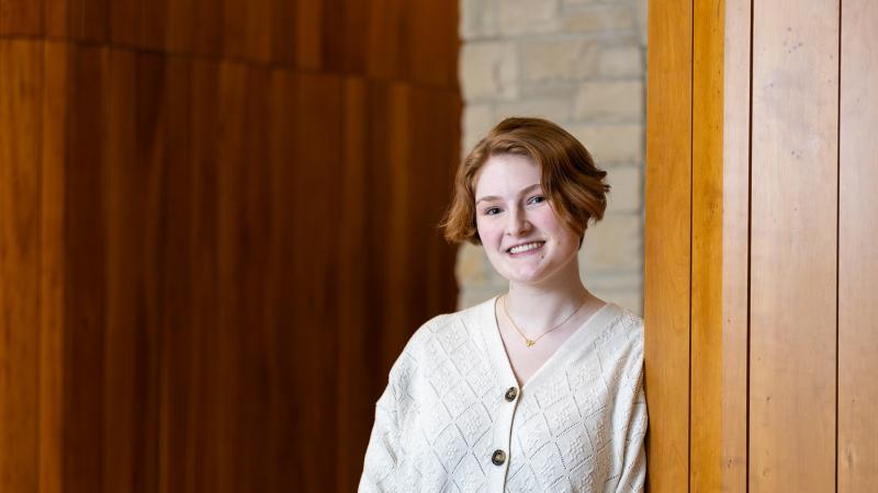 Grace Weber poses for a portrait.