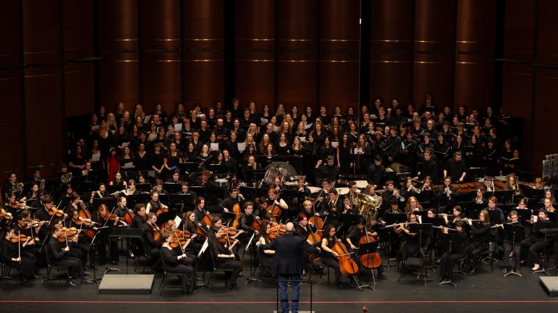 Students perform during Kaleidoscope 2024 at the Fox Cities Performing Arts Center.