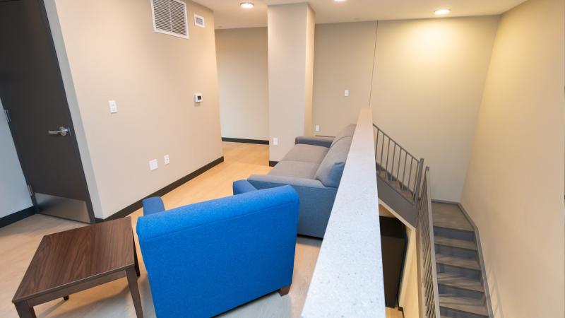Fox Commons Lofted Apartment Living Room