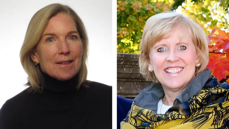 Head shots of Ann Skala and Rebecca Sullivan