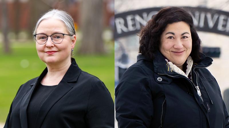 Nora Lewis (left) and Monica Rico