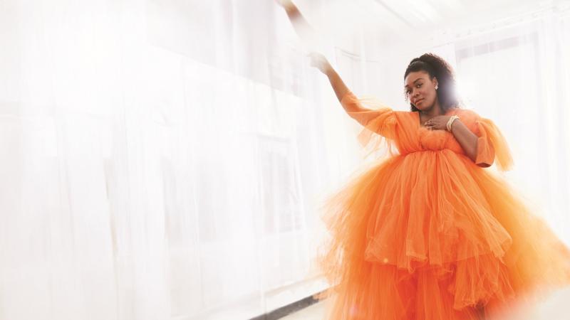 Portrait of opera singer Zoe Reams '14