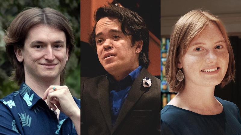From left: Alex Stanger, Samuel Schubert, and Mia Kraker.