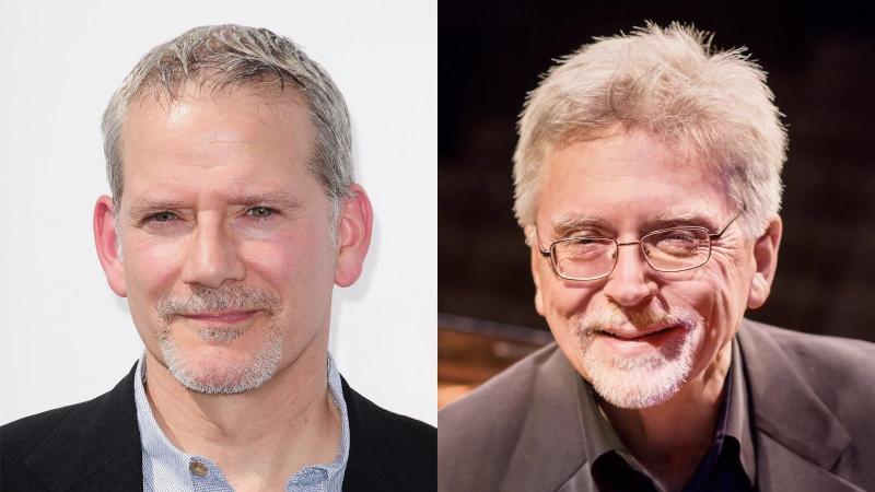 Headshots of Campbell Scott and Robert McDonald