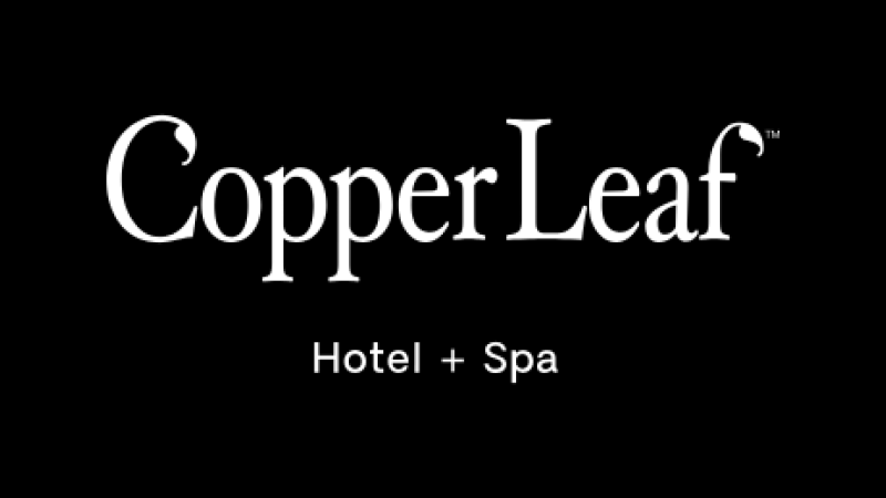 logo that reads Copperleaf Hotel and Spa