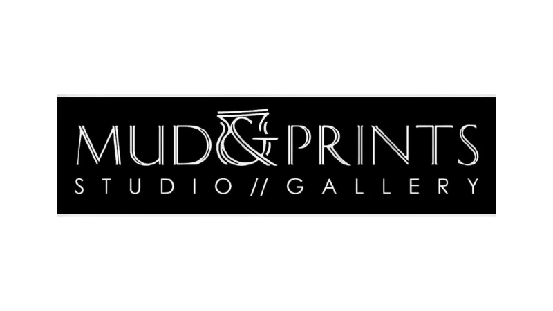 logo of mud and prints studio 