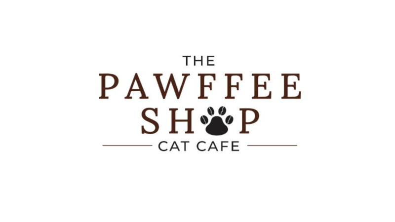 logo that reads pawffee shop
