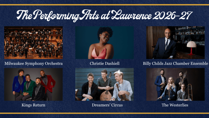 The Performing Arts at Lawrence 2026-27
