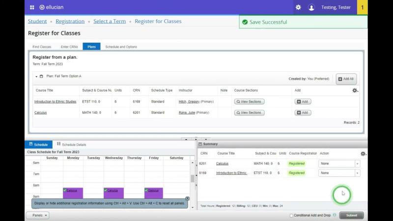 Preview image for the video "Registration Portal - Register for Classes".