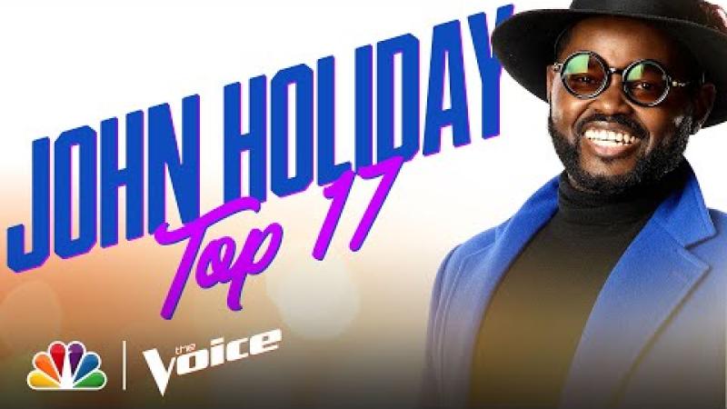 Preview image for the video "John Holiday Croons Frank Sinatra's "Fly Me to the Moon" - The Voice Live Top 17 Performances 2020".