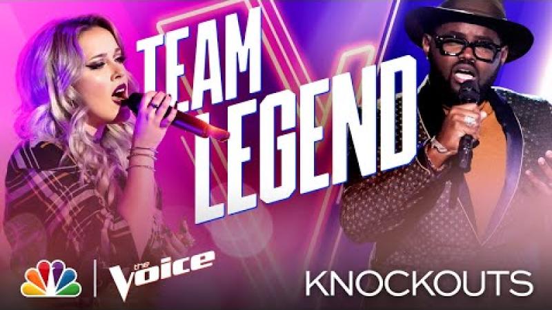 Preview image for the video "Cami Clune and John Holiday's "Unbelievable" Performances - The Voice Knockouts 2020".