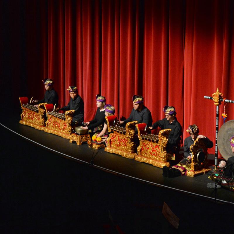 Gamelan performance during Kaleidoscope at Performing Arts Center in Appleton