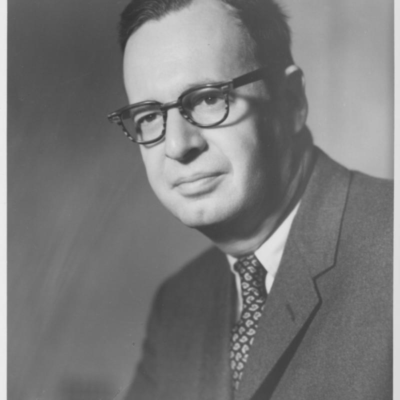 Douglas Knight, eleventh president of Lawrence University, 1954-1963