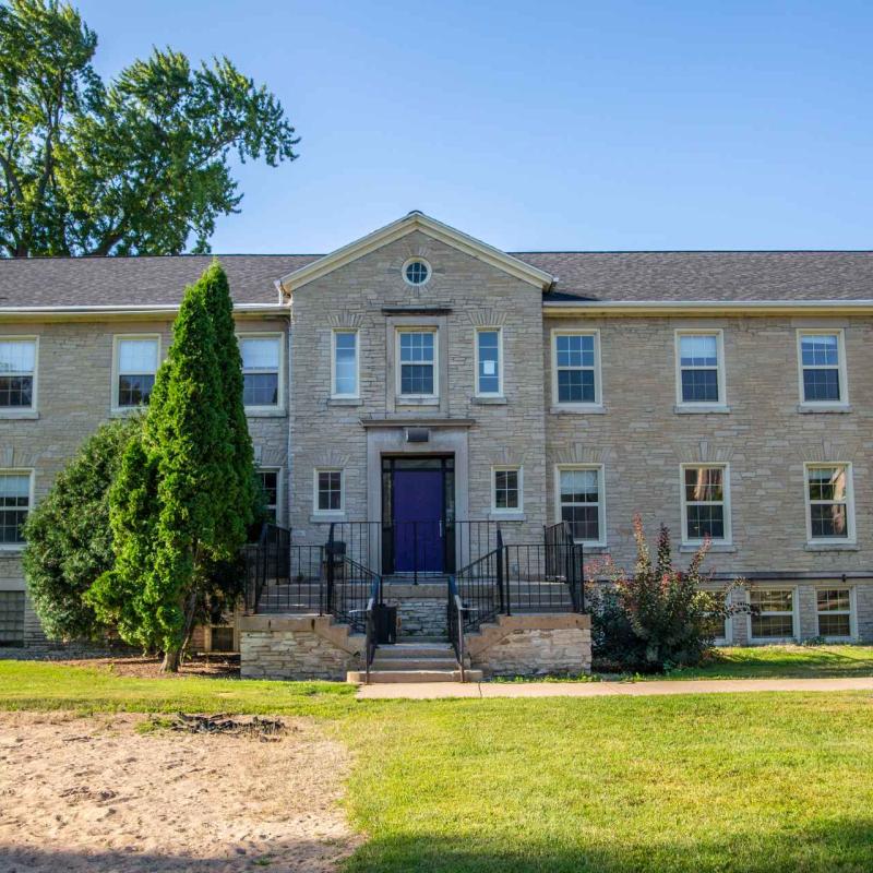 Exterior of group house for Sankofa