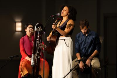 A performance during Mile of Music.