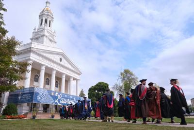 Walking to Convocation