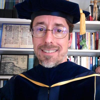 Photo of Bob in regalia