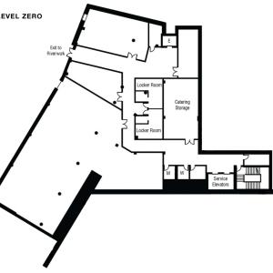 Warch Campus Center level zero floor plan