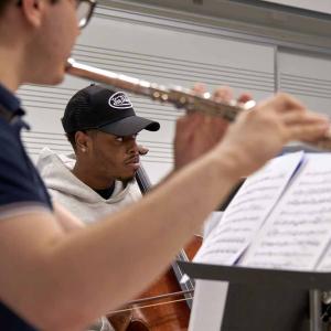 LCMF Students collaborate with Mile of Music Performers