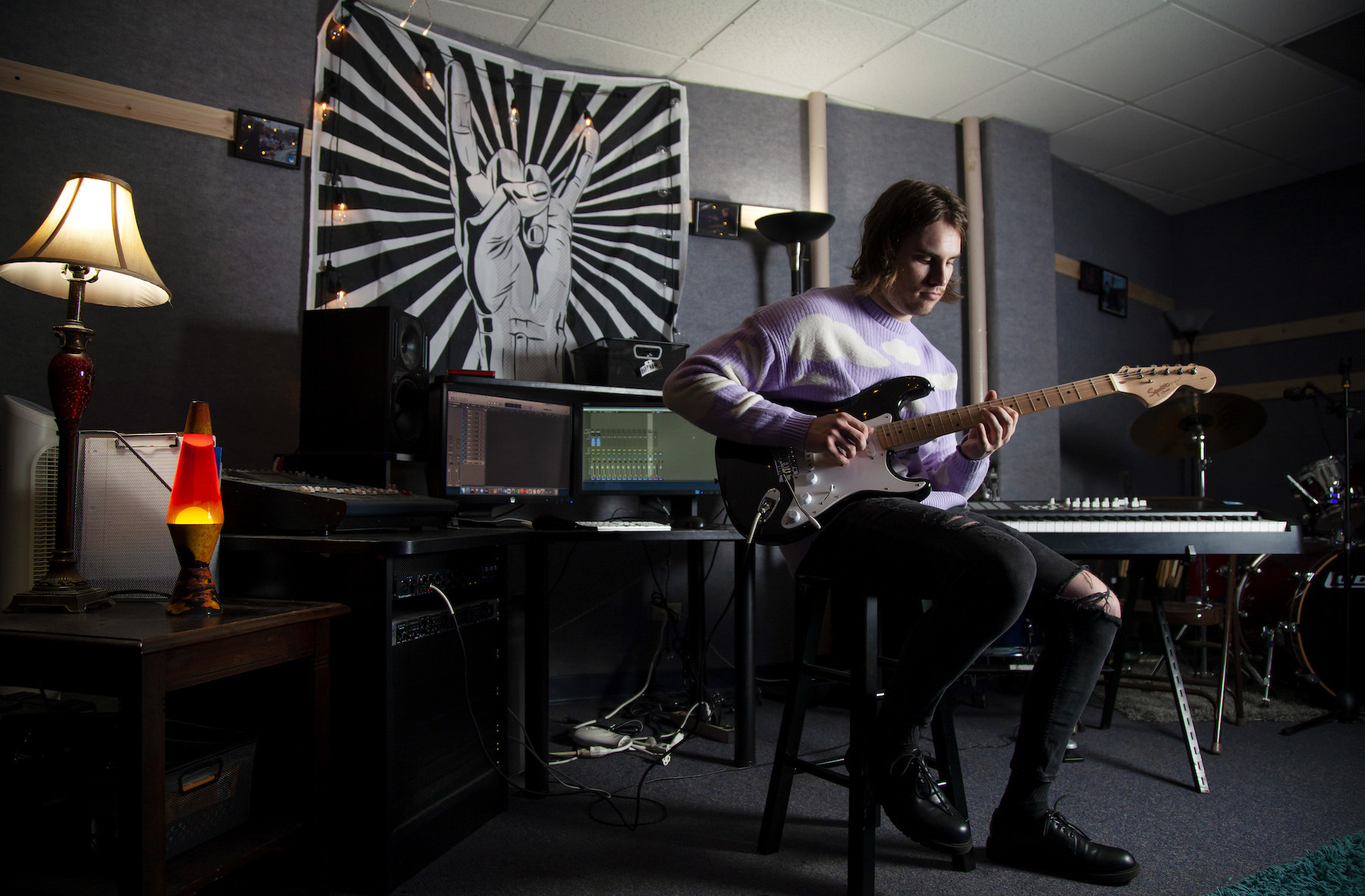 Conservatory student Michael Murphy flexes his music skills with multiple bands