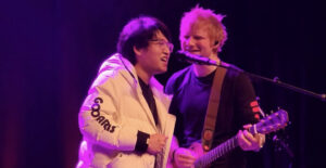 That time a Lawrence economics major stole the show at an Ed Sheeran concert
