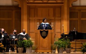 Carter inaugurated amid messages of light, mentoring, and commitment to liberal arts