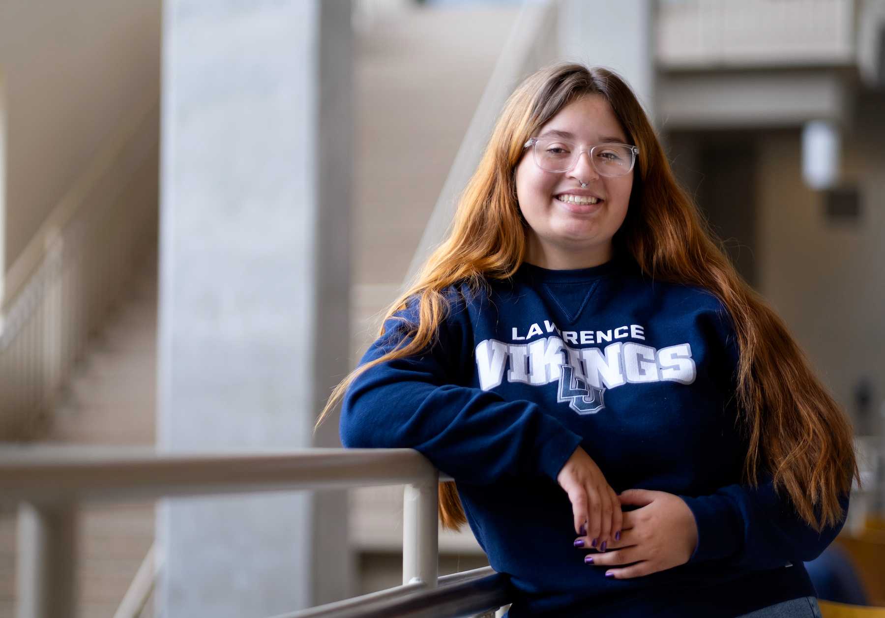 Sophomore Eliza Peetz works through CCE to help students prepare to vote