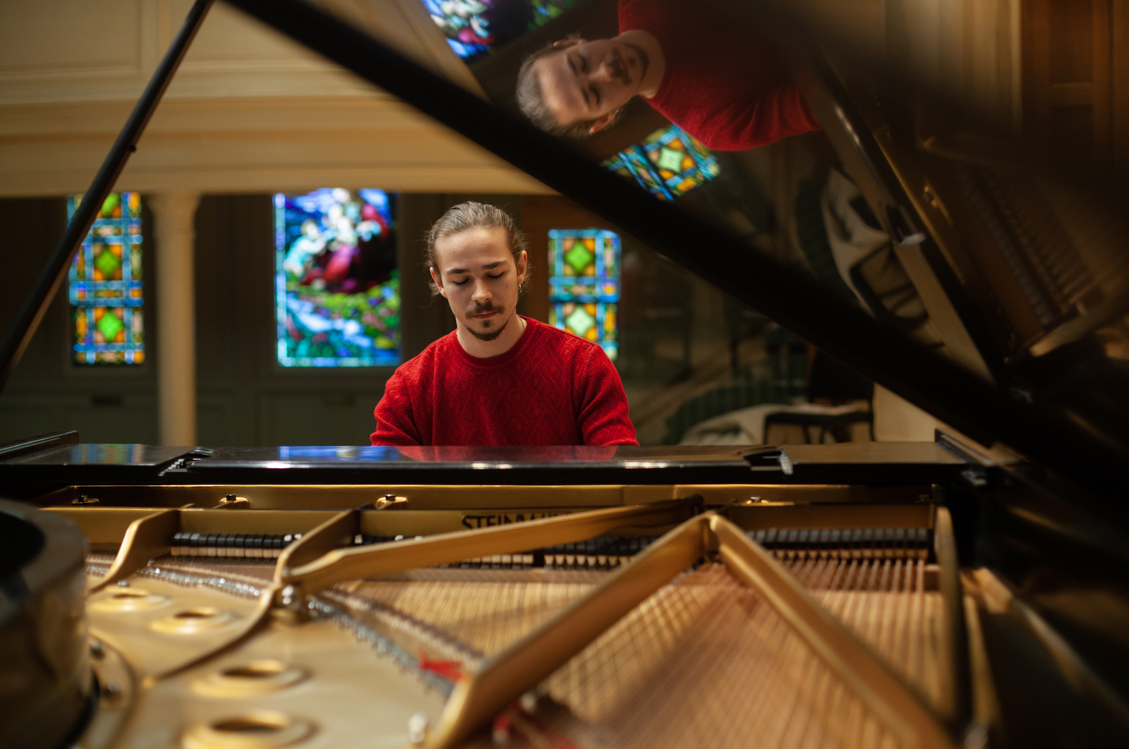 Ukrainian piano student finds welcoming home at Lawrence amid chaos of war