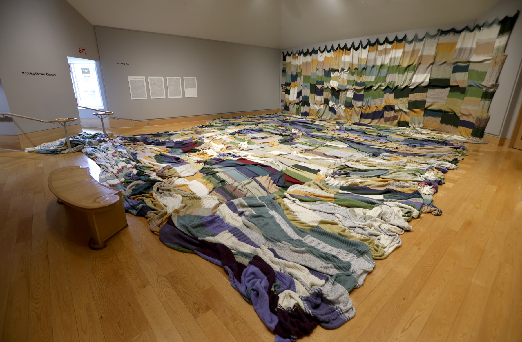 Exhibit at Wriston explores climate change one stitch at a time