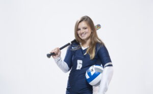 Creative writing major Taylor Hughes finds her balance with writing, academics, athletics