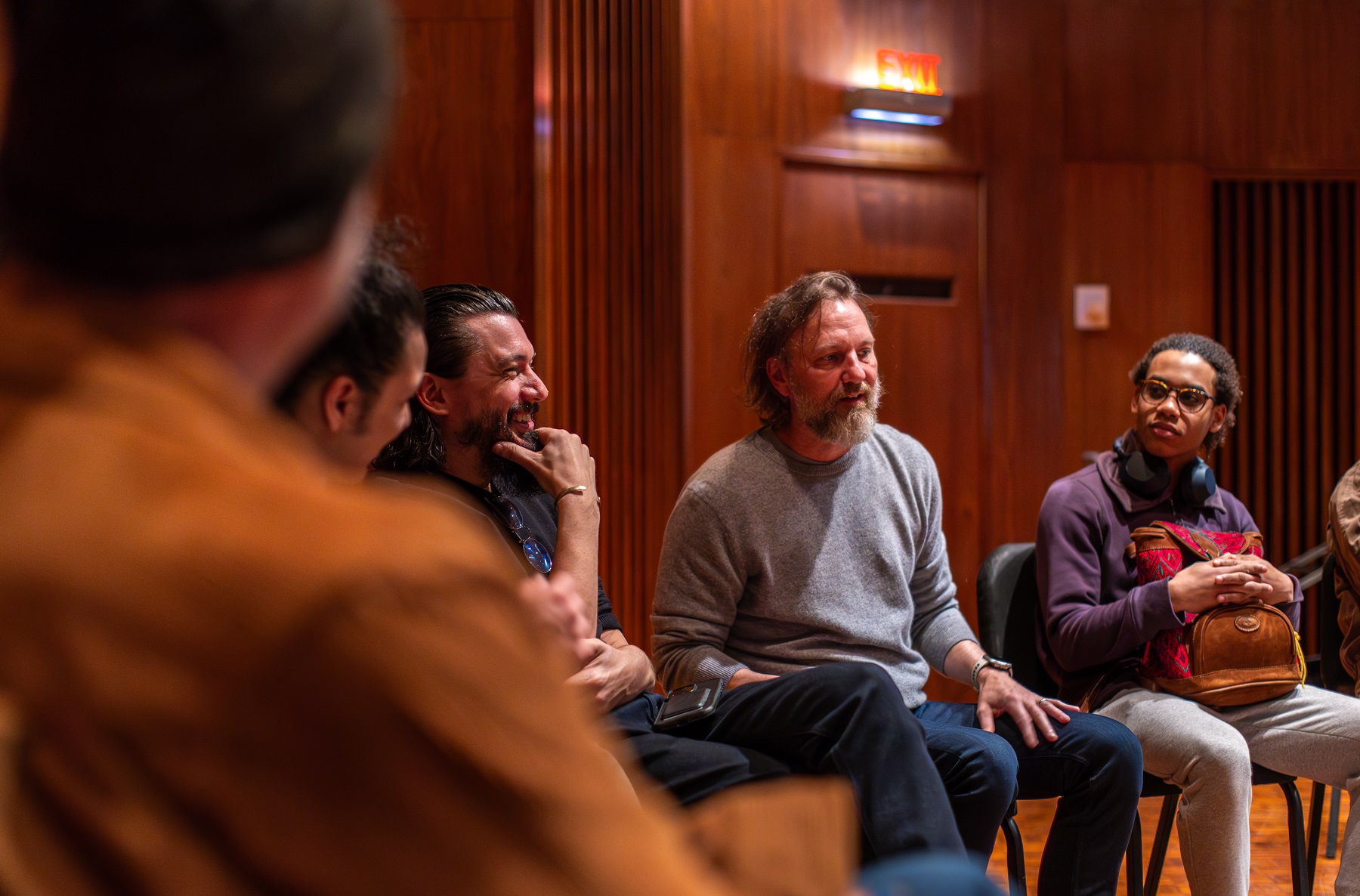 Students in songwriting class meet with novelist, get chance to pitch music for upcoming film