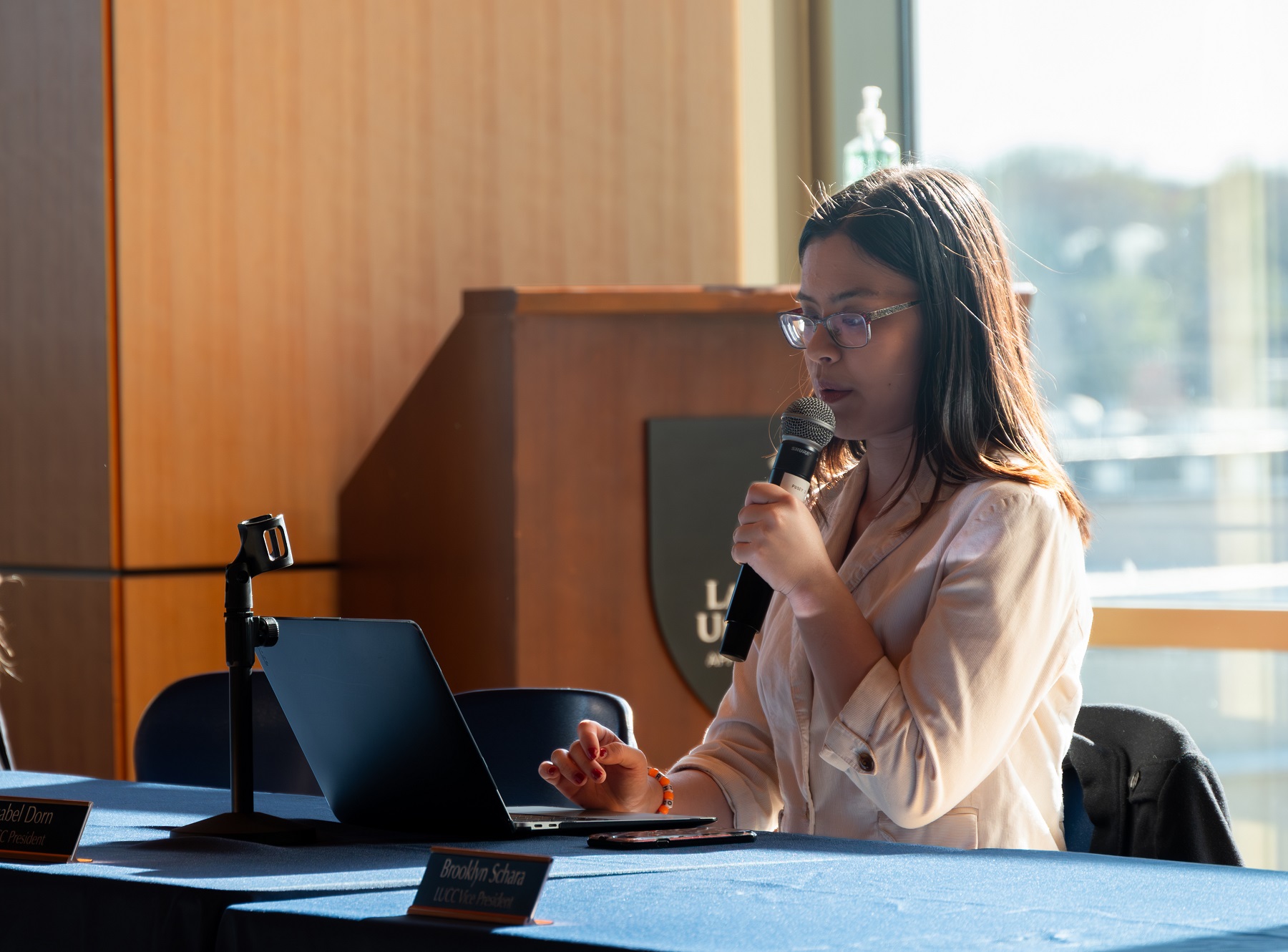 Isabel Dorn embraces student leadership role as she takes over as president of LUCC