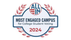 Lawrence named ‘Most Engaged Campus’ for efforts to help students register to vote