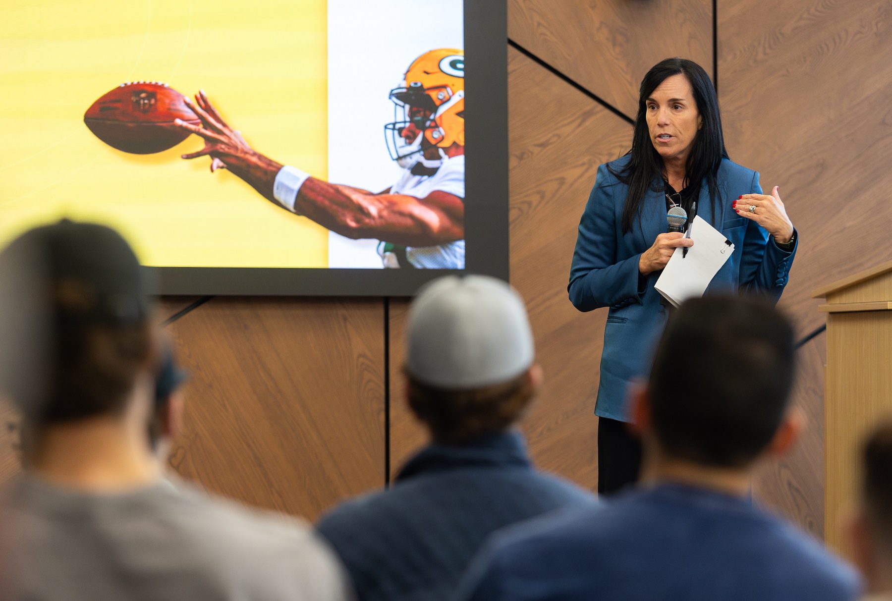 Students eyeing careers in sport management are getting high-level advice in new business course