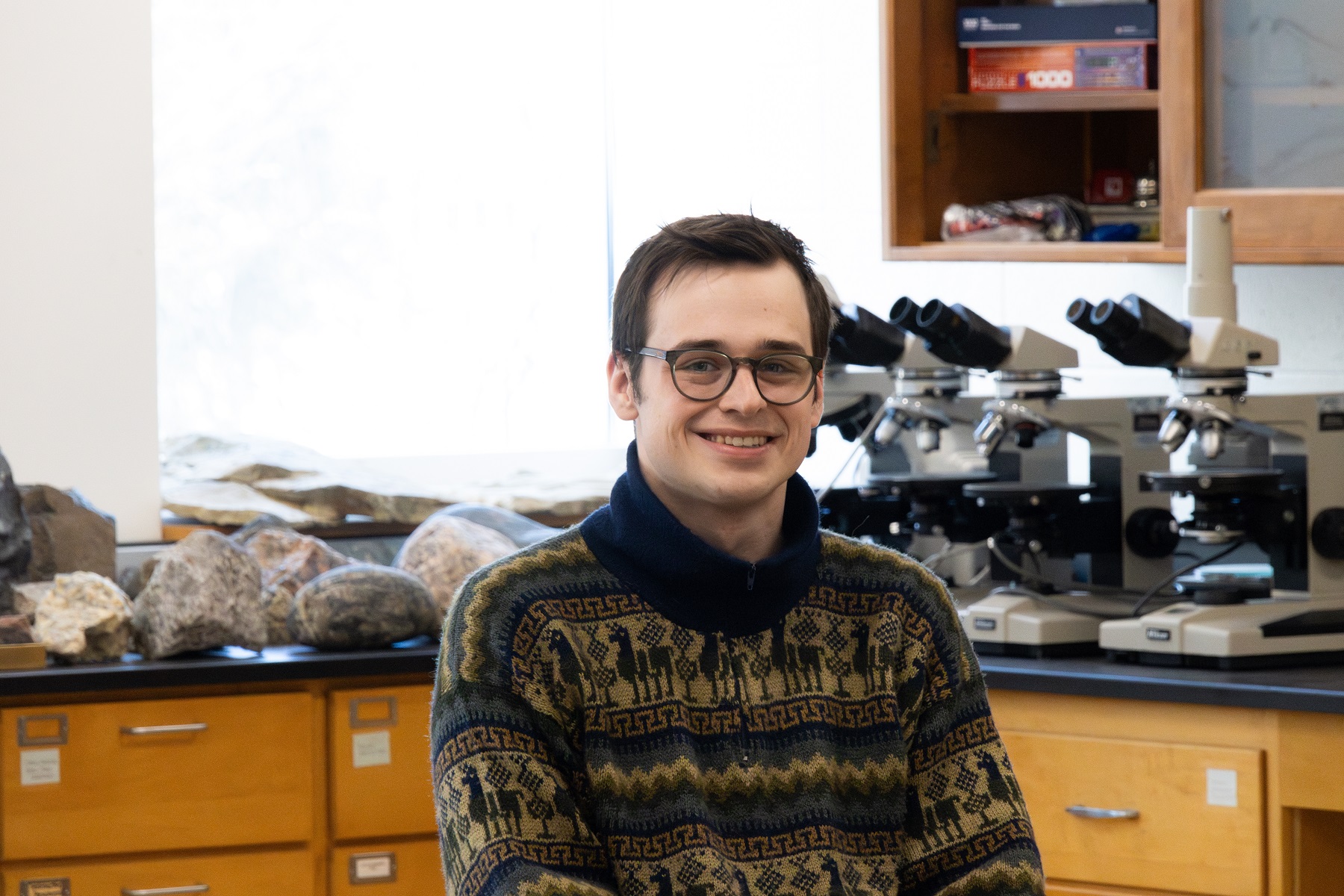 WSGC grant helps Lawrence geosciences major Zachary Hogan pursue Mars research