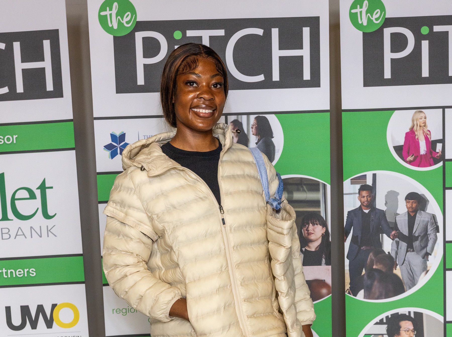 Lawrence junior Faith Onukaogu wins The Pitch with multi-purpose clothing brand