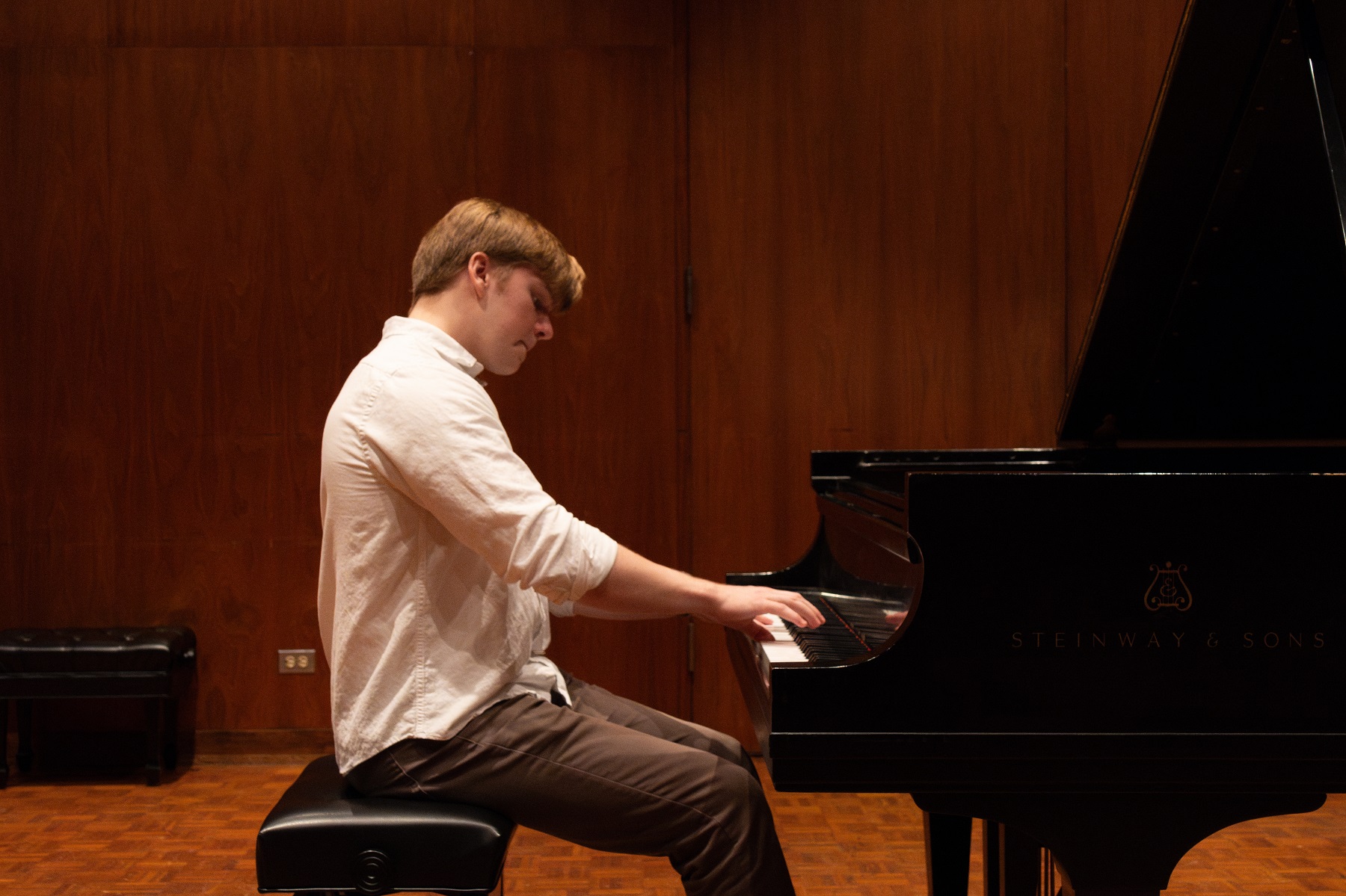 Junior William Surtees brings his signature piano repertoire to Memorial Chapel stage