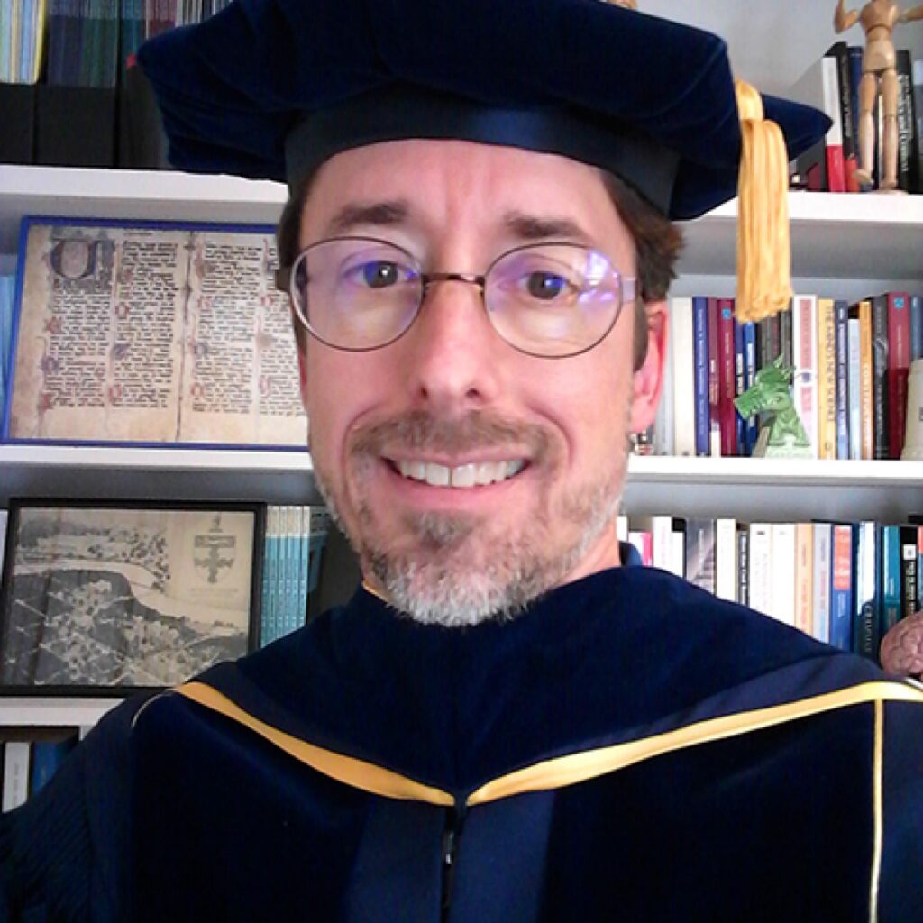 Photo of Bob in regalia
