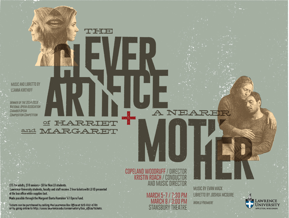 Lawrence University to present world premiere of the opera, A Nearer Mother