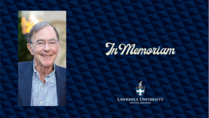 Lawrence mourns the death of Trustee Emeritus John Luke ‘71